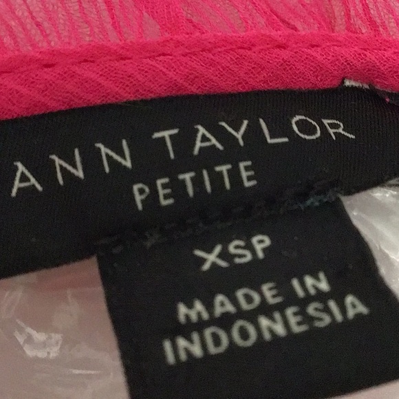 Ann Taylor Barbie Pink Pink Blouse - Picture 2 of 4